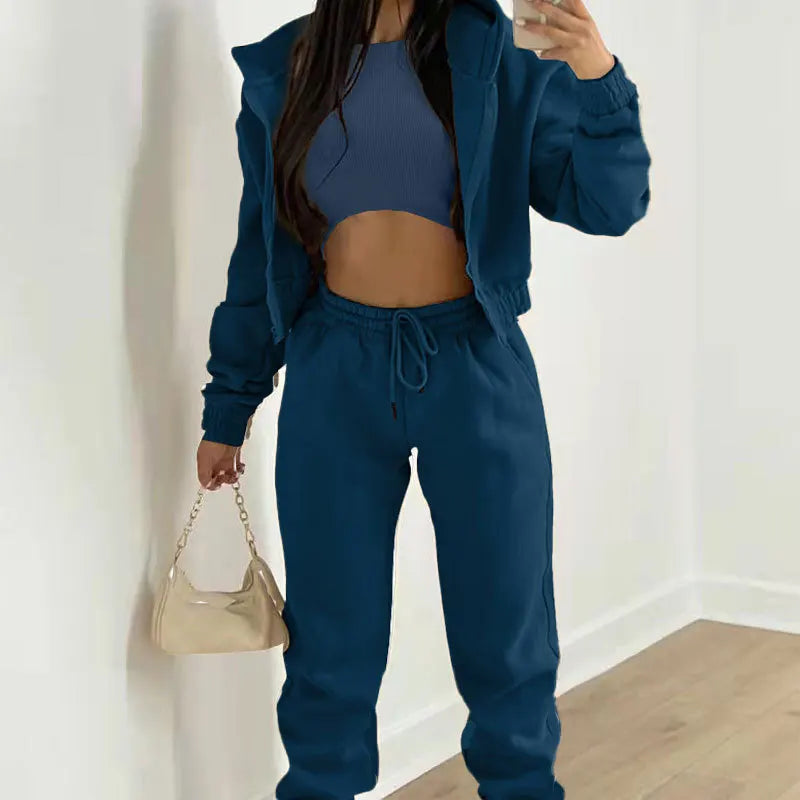 Women’s 3-Piece Hoodie & Jogger Set.